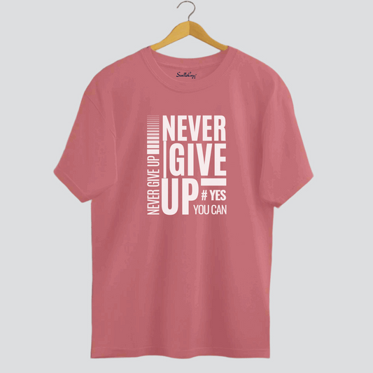 Never Give Up Premium Oversized Tshirt
