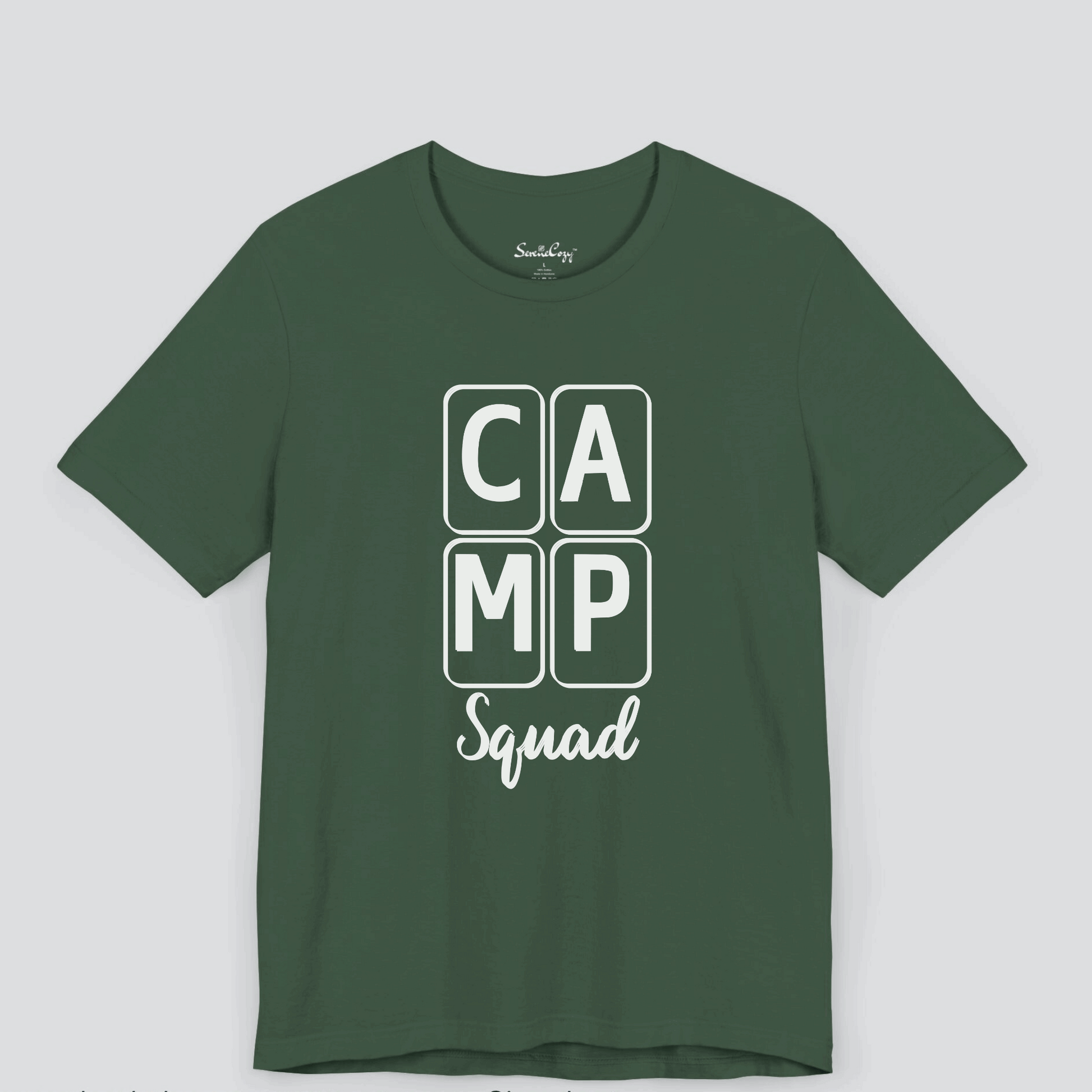 Camp Squad T-Shirt for Men : Dark Colors Image 7