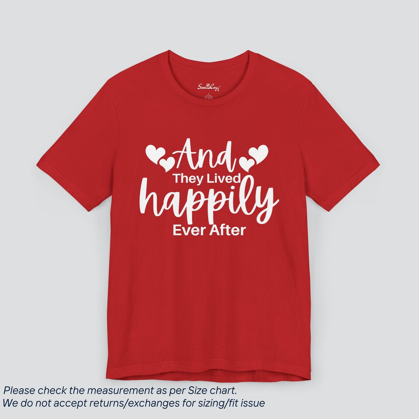 Happily Ever After Tee - Romantic Wedding Gift or Anniversary