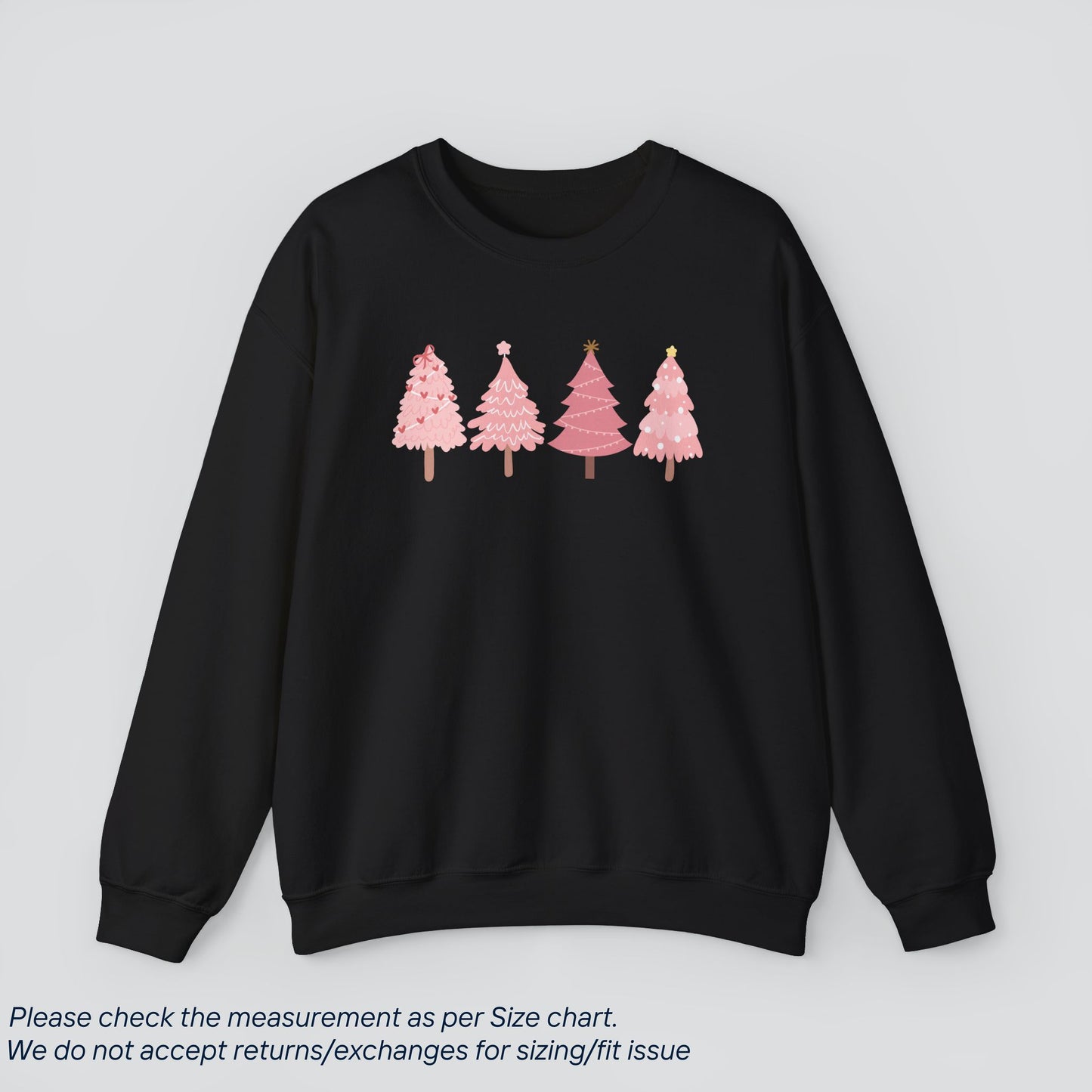 Women's Cozy Pink Christmas Sweatshirt - Holiday Cheer  Premium US Cotton