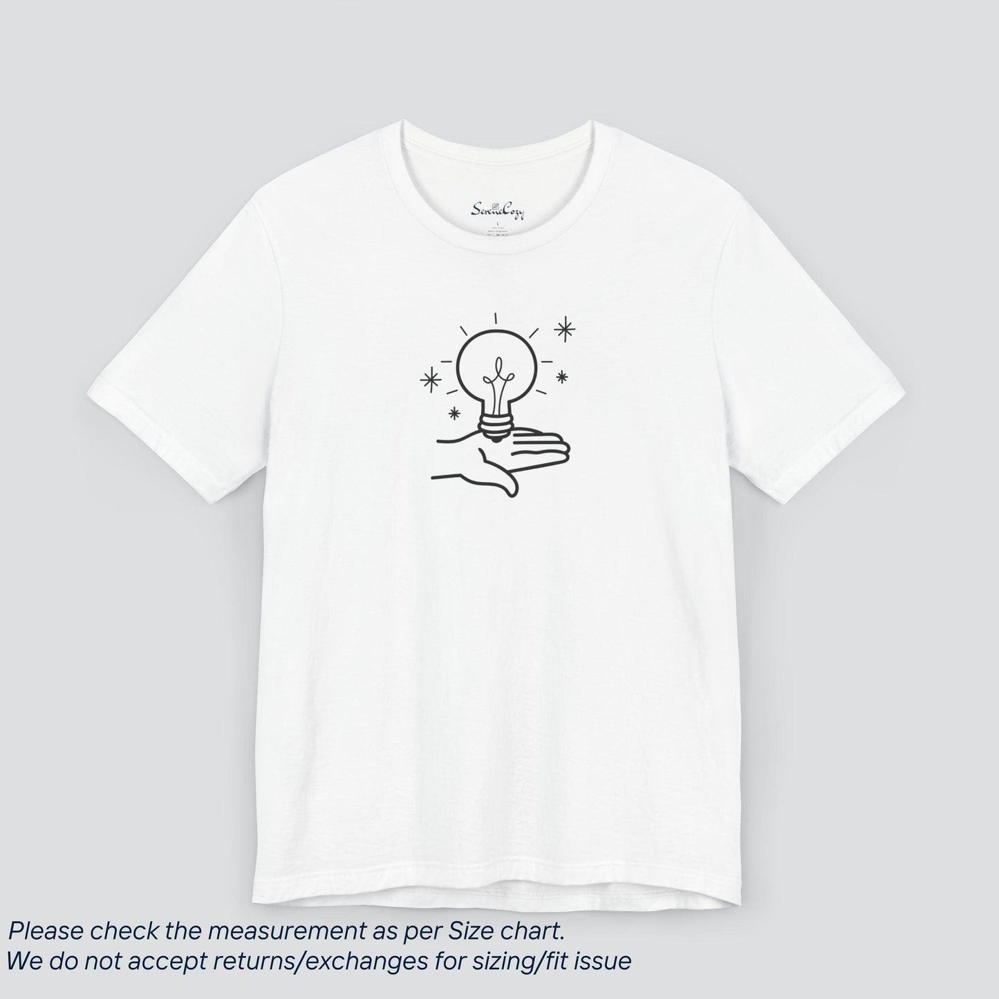 Illuminate Ideas Tee - Sparkled Light Bulb Inspiration Shirt