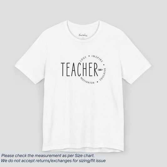 Love Inspire Motivator Educator Teacher T-Shirt