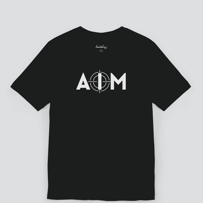 AIM Motivational Printed Premium Tshirt for Men