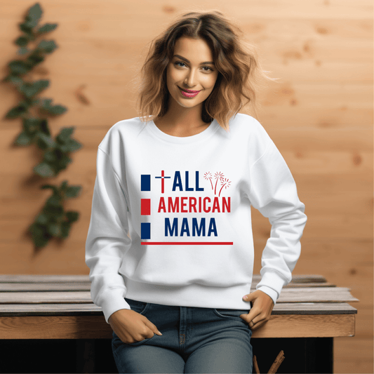 All American Mama Sweatshirt