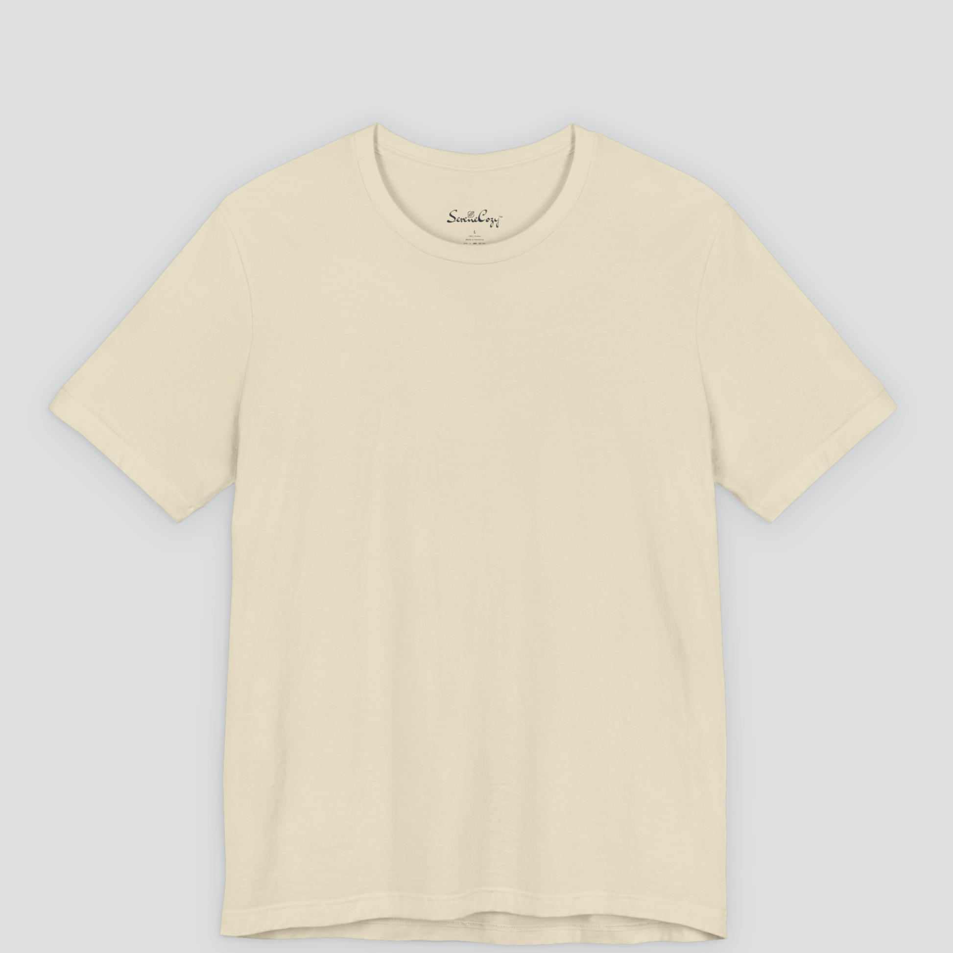Classic Almond Color T-Shirt for Men | Premium Quality | SereneCozy
