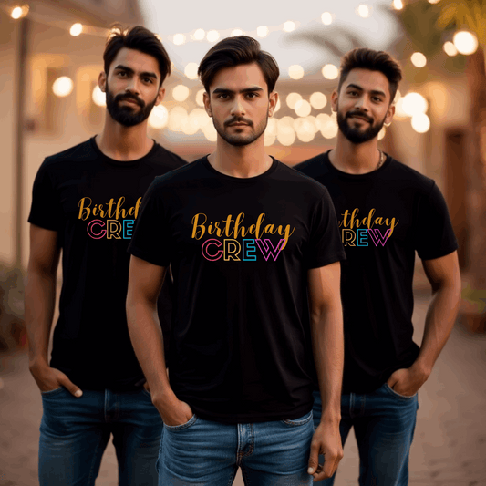 Matching Birthday Crew Tshirts for Men Image 1