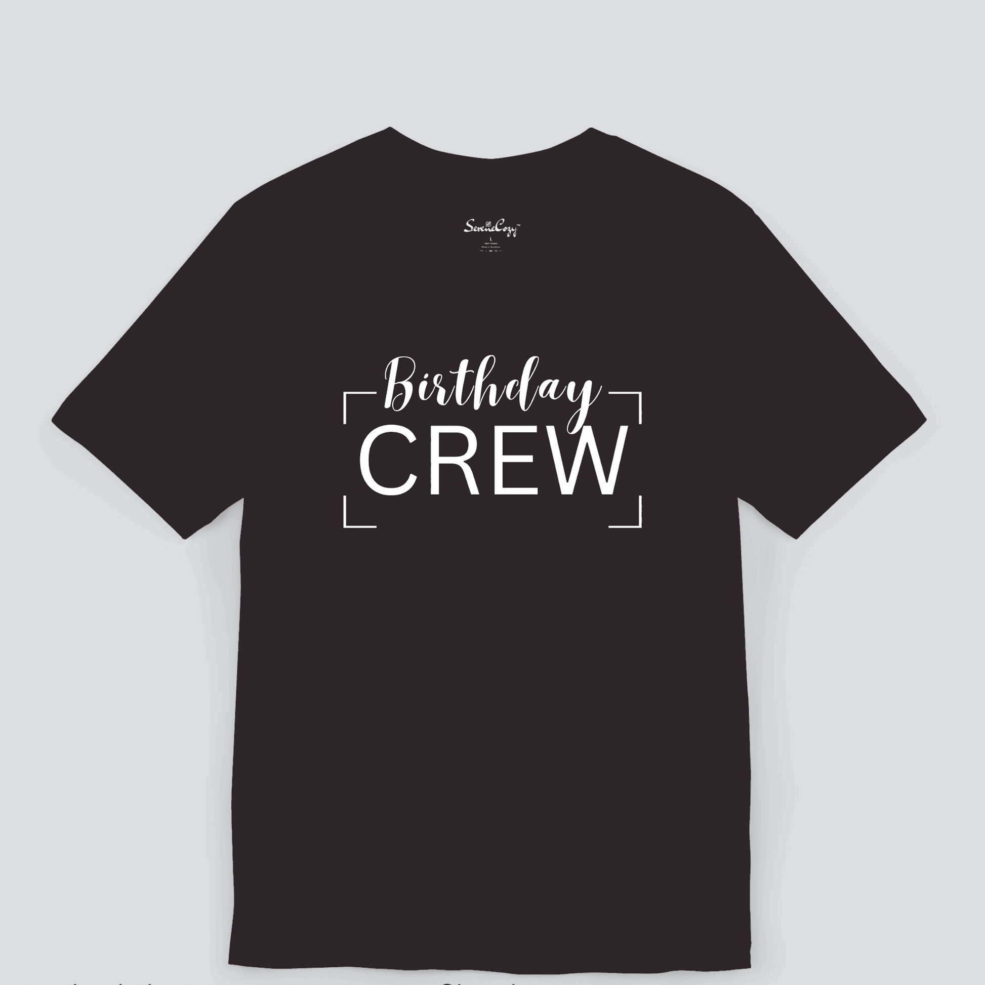 Men's Birthday Crew Tshirt Image 5