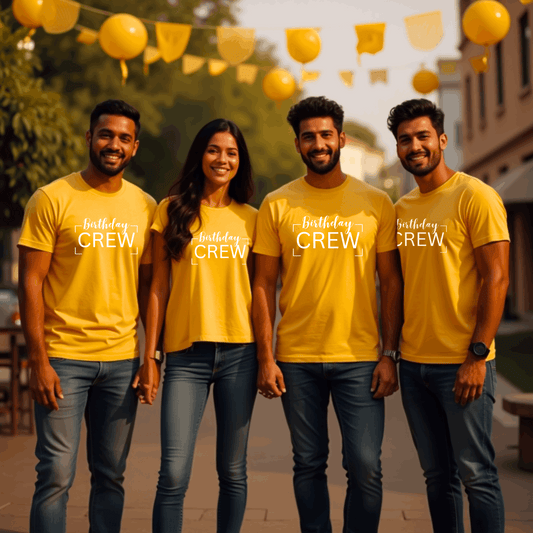 Men's Birthday Crew Tshirt Image 1