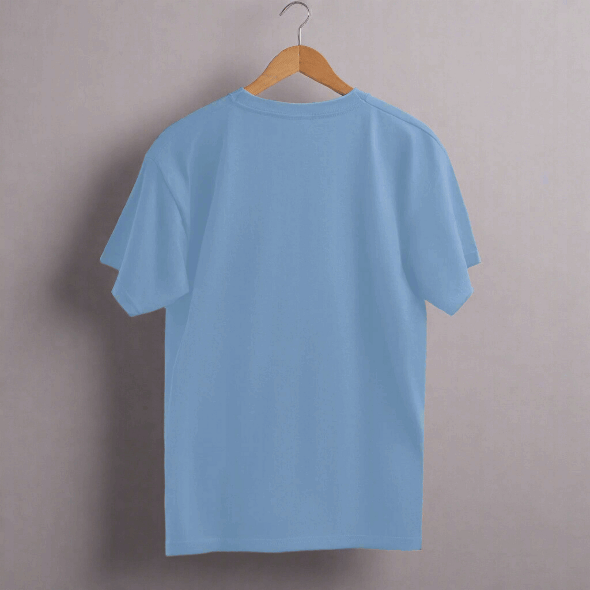 Premium Baby Blue Oversized T-shirt| Relaxed Fit