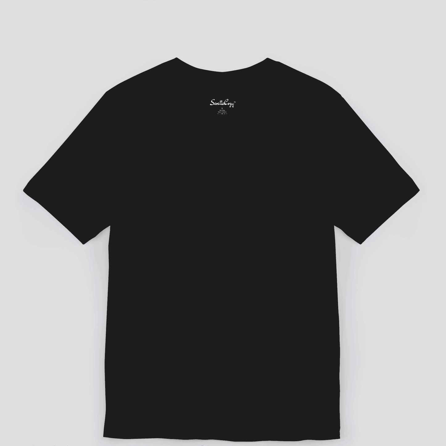 Classic Black T-Shirt for Men Premium Quality SereneCozy Image 3