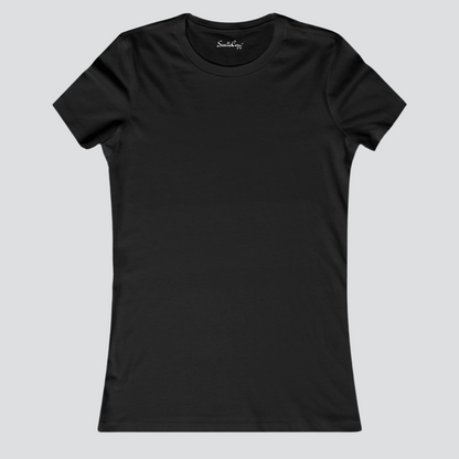 Classic Black T-Shirt for Women | Premium Quality | SereneCozy