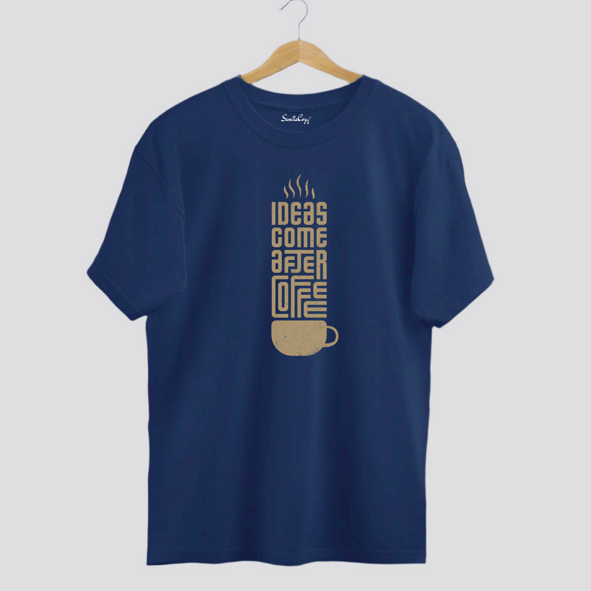 Ideas Come after COFFEE Oversized Premium Tshirt