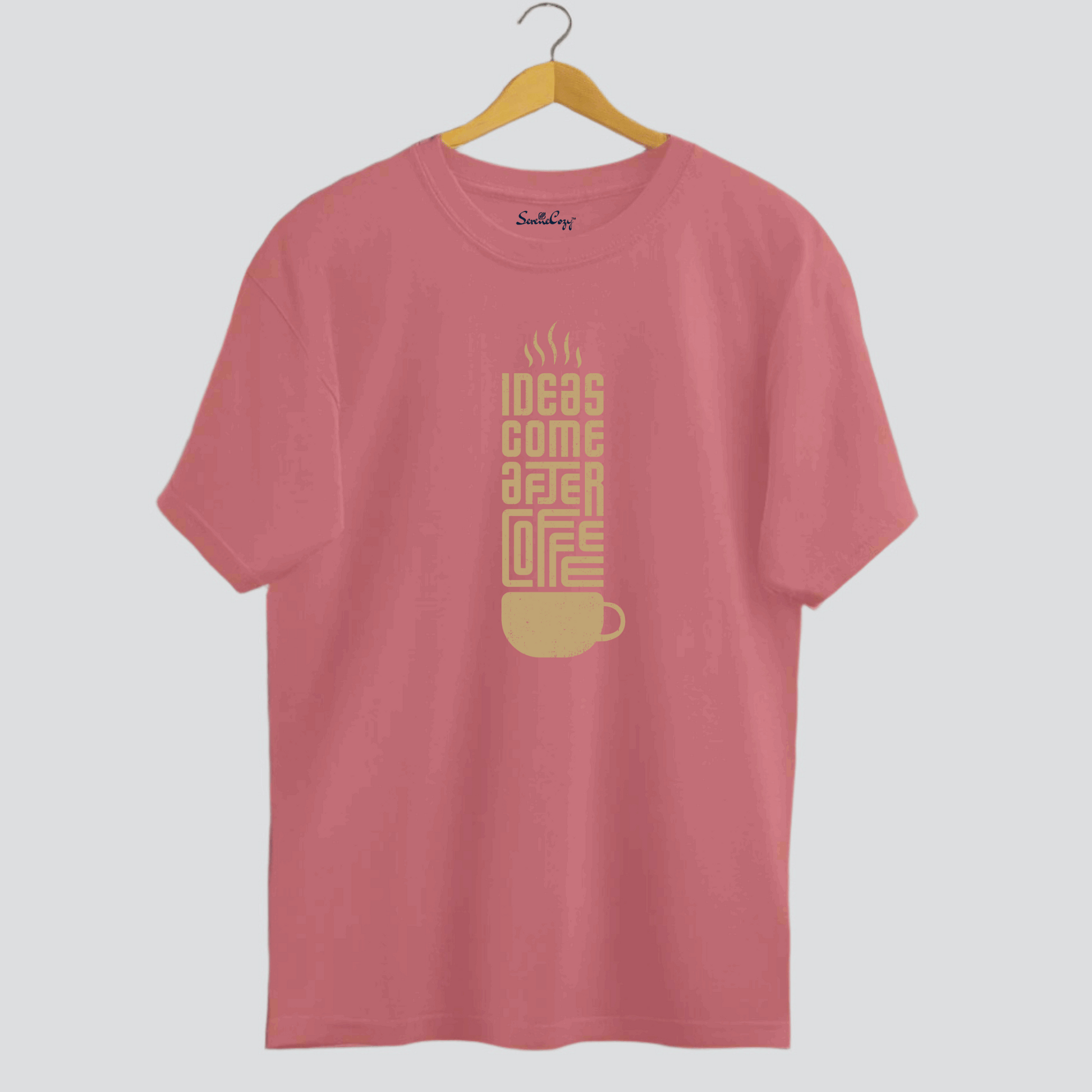 Ideas Come after COFFEE Oversized Premium Tshirt