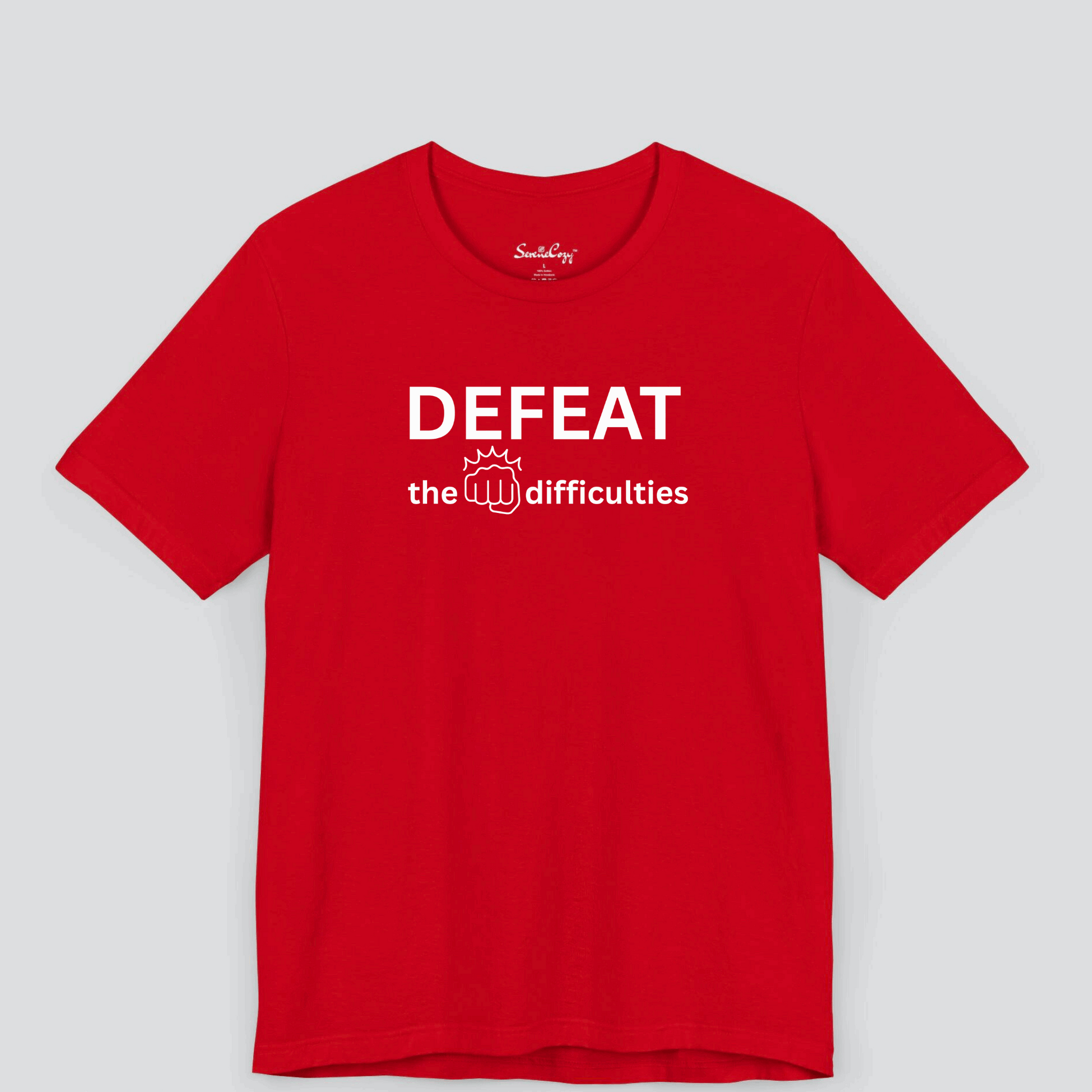 DEFEAT the Difficulties Premium Tshirt for Men