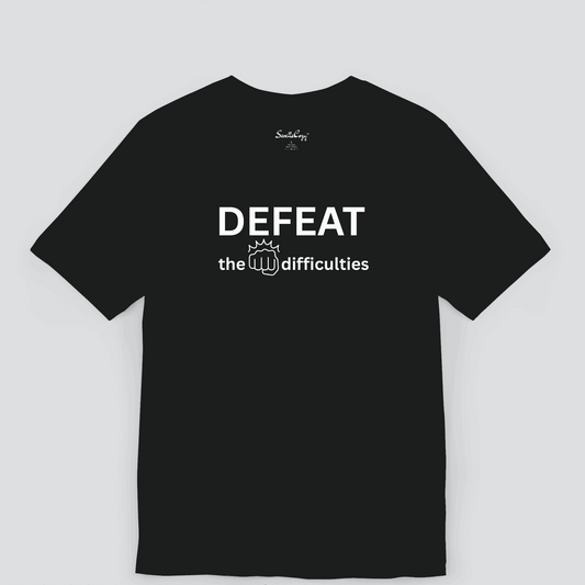 DEFEAT the Difficulties Premium Tshirt for Men