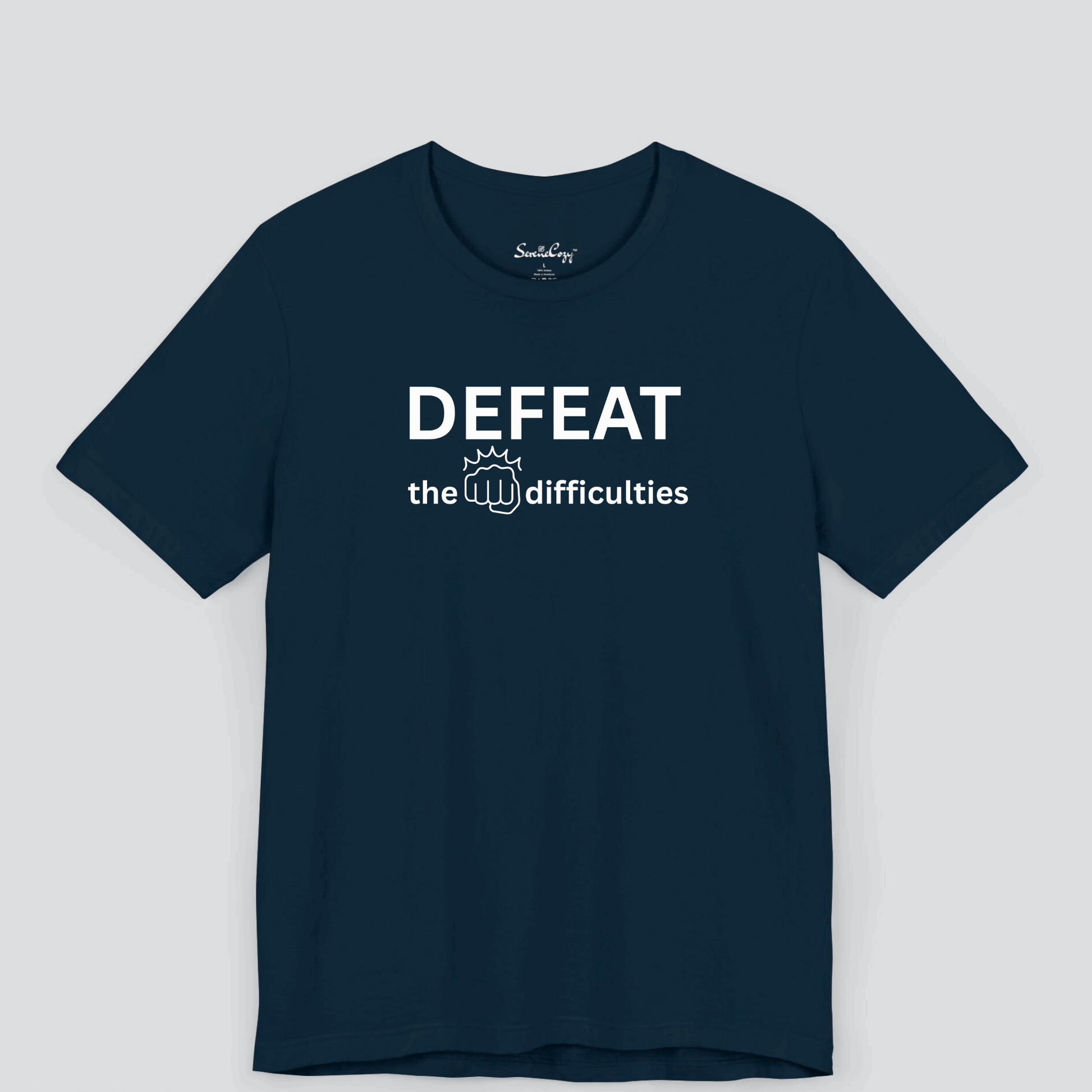 DEFEAT the Difficulties Premium Tshirt for Men
