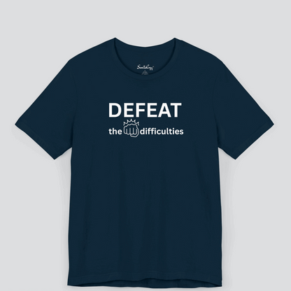 DEFEAT the Difficulties Premium Tshirt for Men