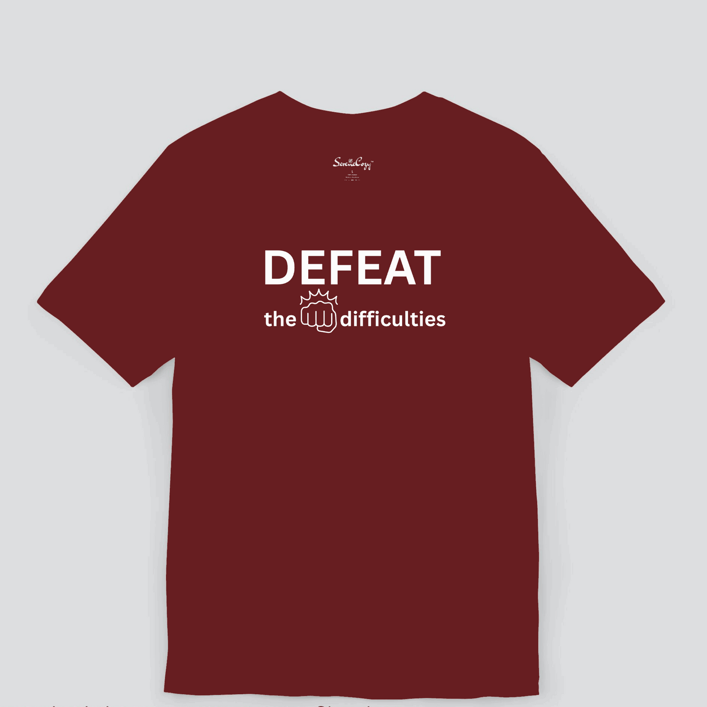 DEFEAT the Difficulties Premium Tshirt for Men