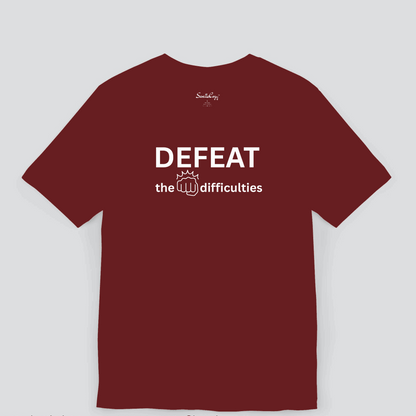 DEFEAT the Difficulties Premium Tshirt for Men