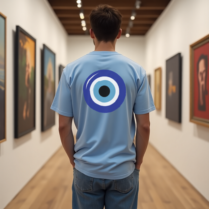 No Bad Vibes Evil Eye Protection Premium Oversized Tshirt