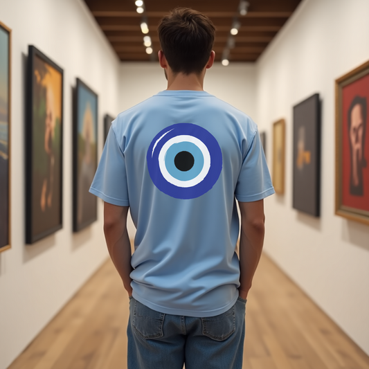 No Bad Vibes Evil Eye Protection Premium Oversized Tshirt