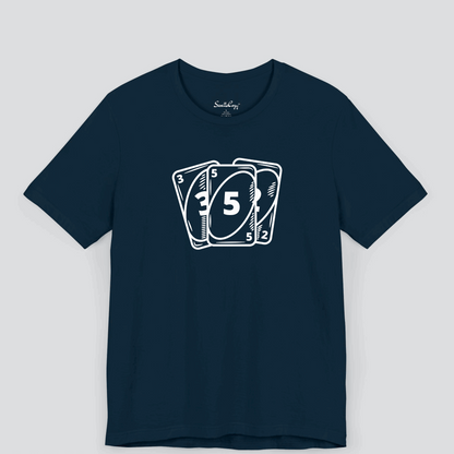 Royal Flush Playing Cards Men's Tshirt | Poker Lover's Essential Image 2