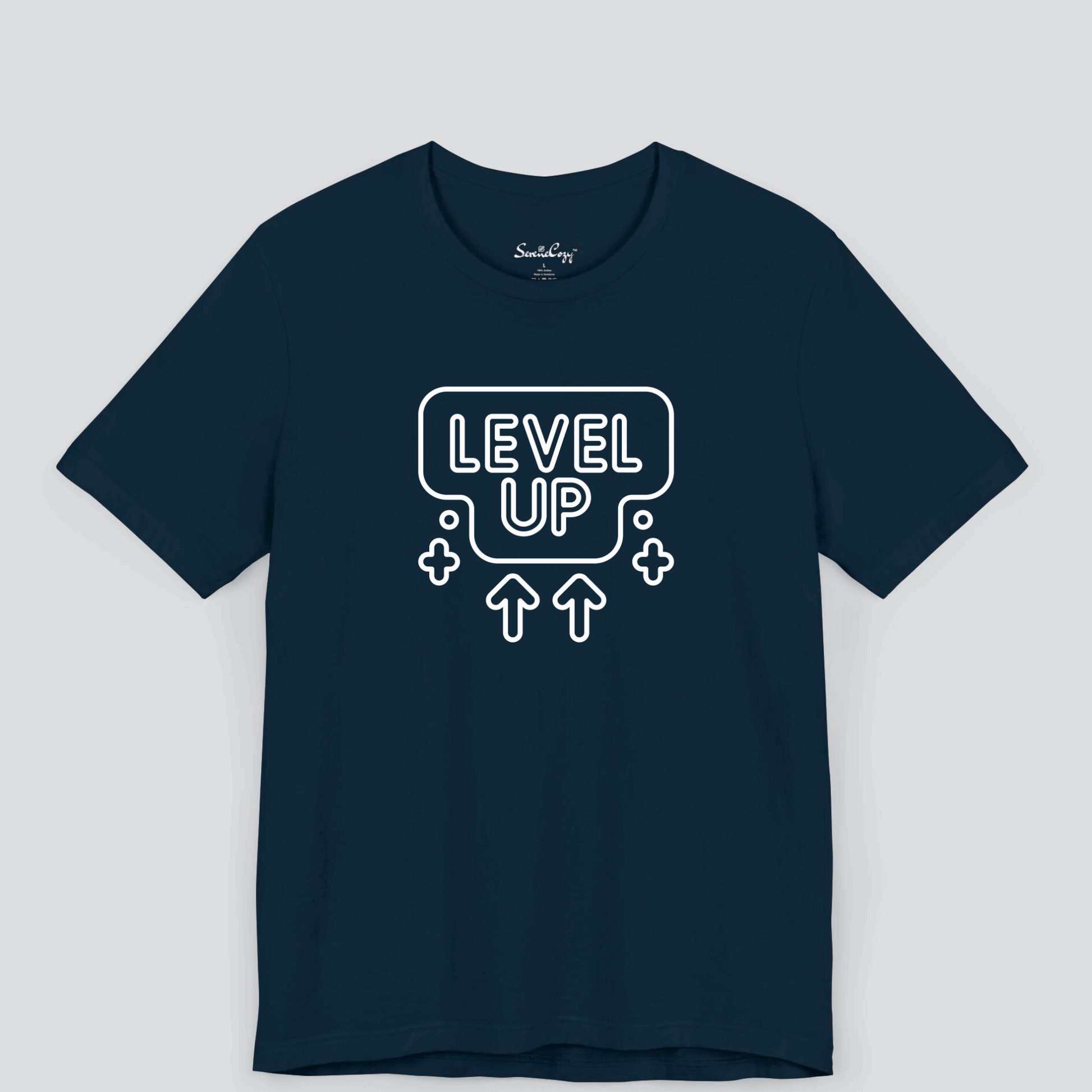 Level Up Gaming Tshirt for Men | Premium Indian Cotton Image 1