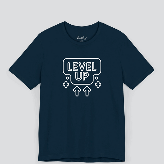 Level Up Gaming Tshirt for Men | Premium Indian Cotton Image 1