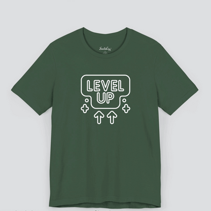 Level Up Gaming Tshirt for Men | Premium Indian Cotton Image 2