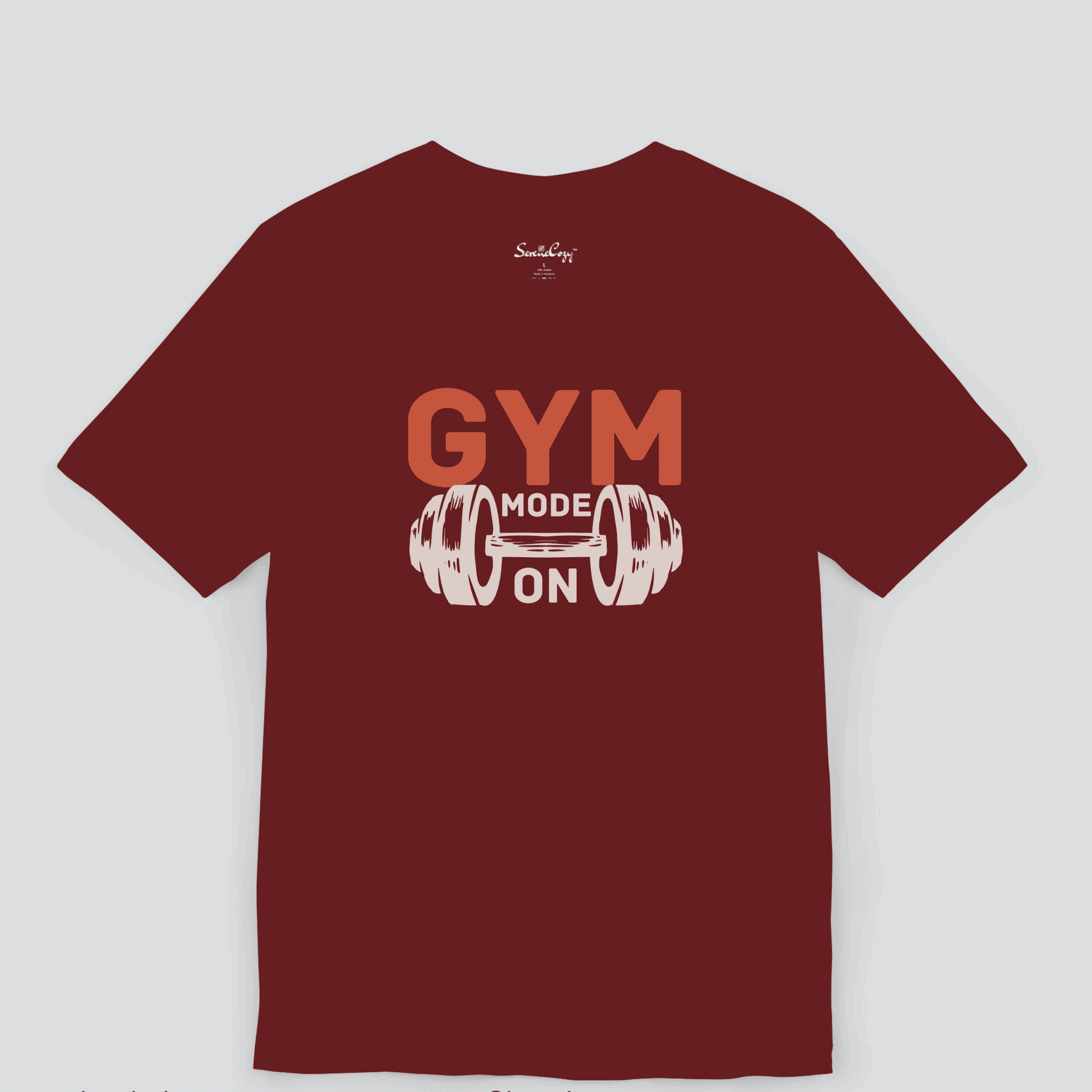 Premium GYM Mode On Fitness T-shirt for Men Image 2