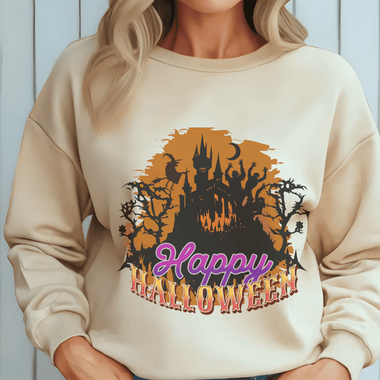 Happy Halloween Sweatshirt Serenecozy