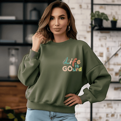 Life is Gourd Halloween Sweatshirt