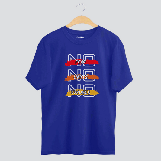 NO Fear NO Limits NO Excuses Oversized Premium Tshirt