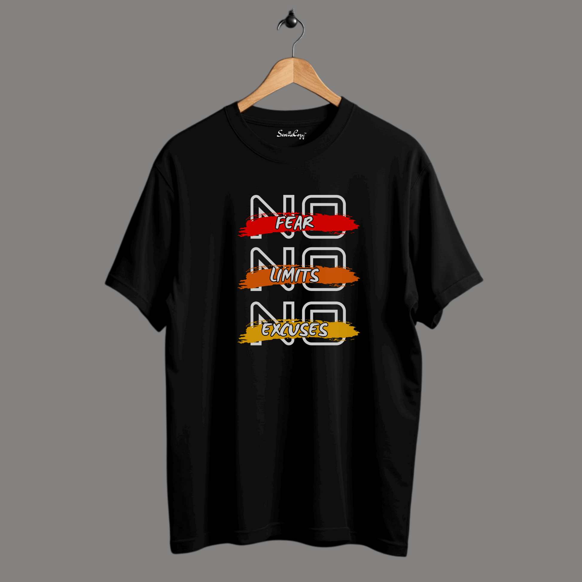 NO Fear NO Limits NO Excuses Oversized Premium Tshirt