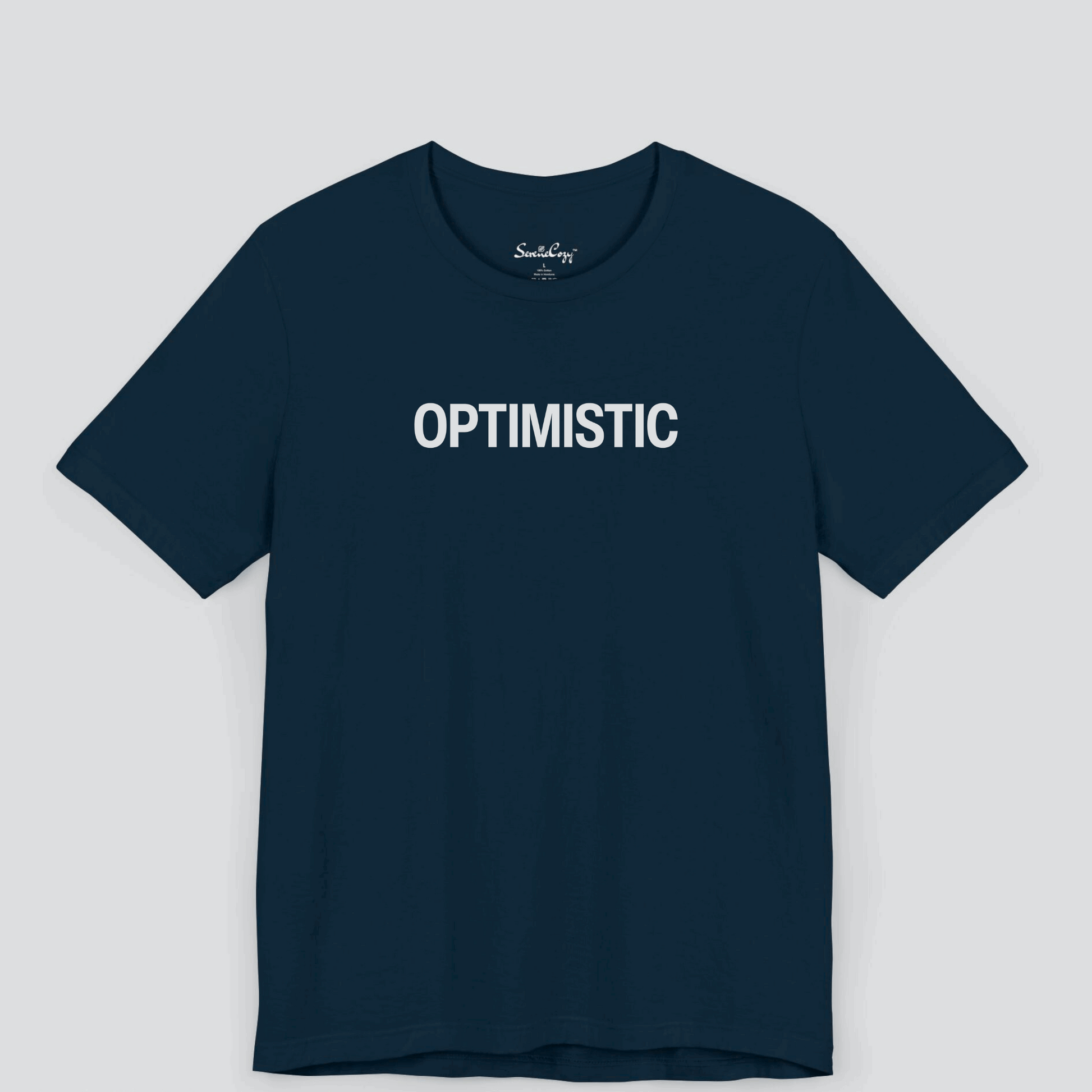Premium OPTIMISTIC Positive Mindset T-shirt for Men Image 2