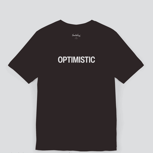 Premium OPTIMISTIC Positive Mindset T-shirt for Men Image 1