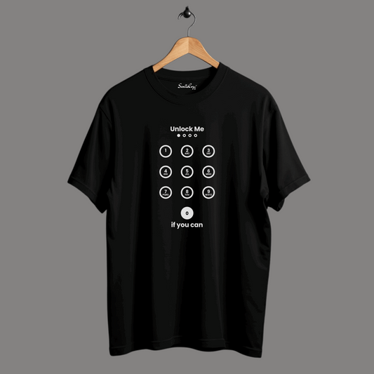 Unlock Me If You Can Oversized Premium Tshirt Tech Style
