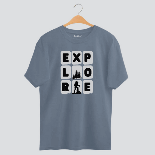 Explore Adventure Oversized T-shirt | Premium Trekking T-shirt