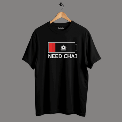 NEED CHAI Oversized Premium Tshirt