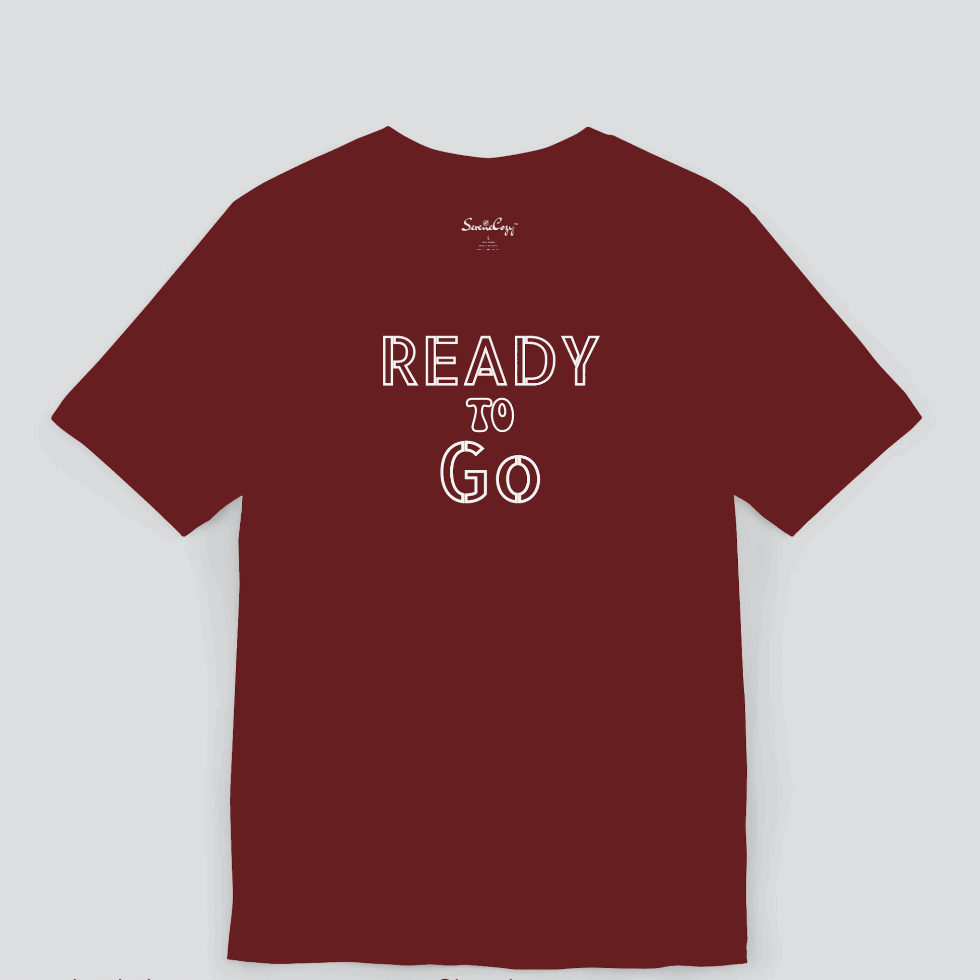 Ready To Go Motivational Premium Tshirt for Men