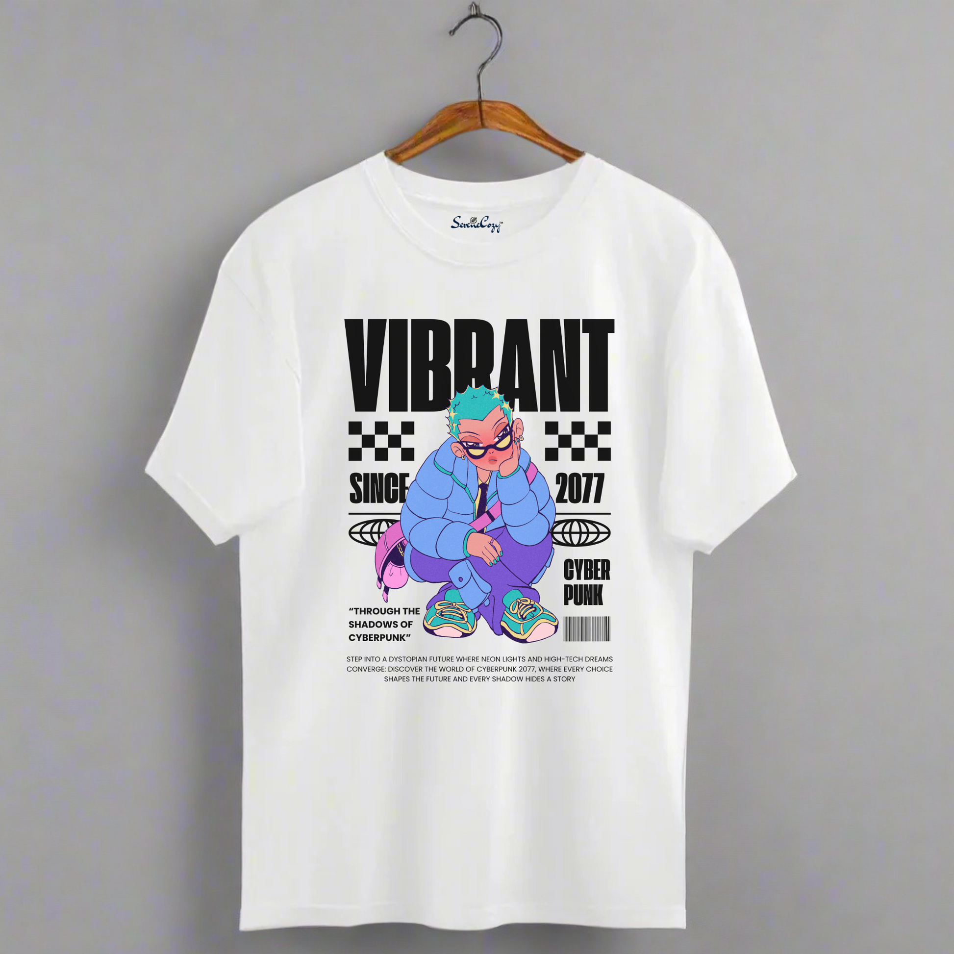 VIBRANT Streetwear Oversized Tshirt - Premium Indian Made