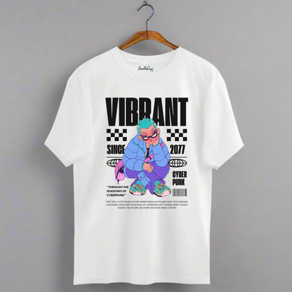 VIBRANT Streetwear Oversized Tshirt - Premium Indian Made