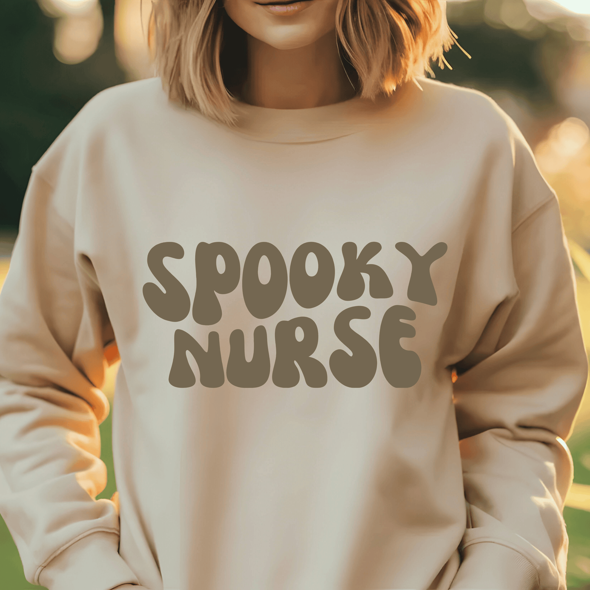 Spooky Nurse Halloween Sweatshirt