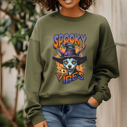 Spooky Vibes Halloween Sweatshirt