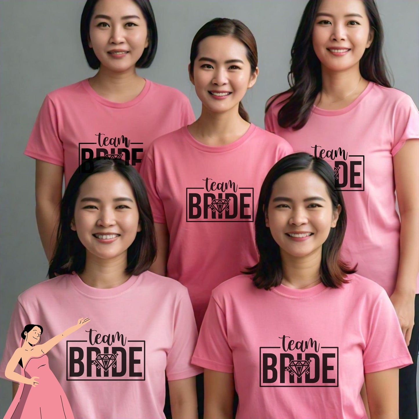 Team Bride Bachelorette Party T-Shirt