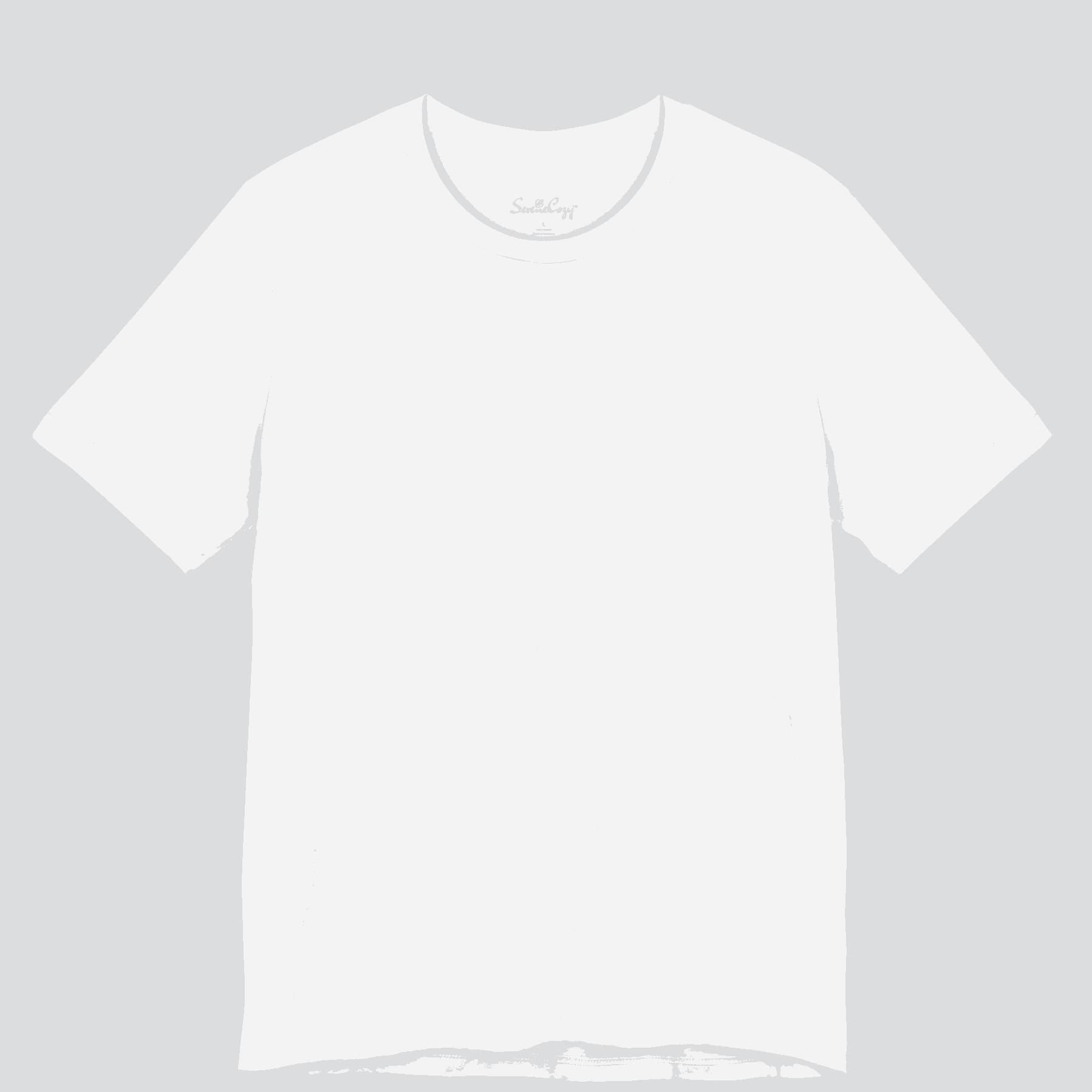 Classic White T-Shirt for Men Premium Quality SereneCozy front