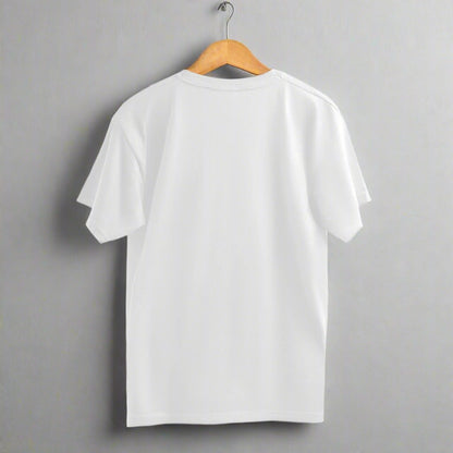 Divine Mahadev Spiritual Oversized Premium T-shirt White Back