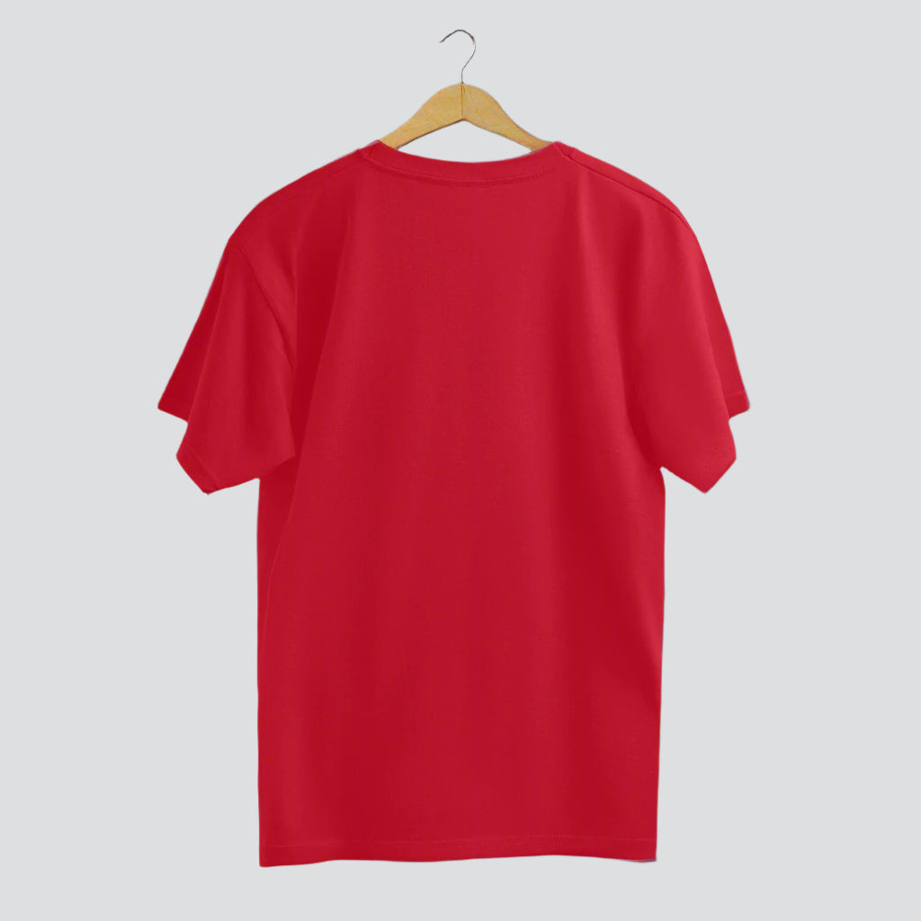 Premium Red Oversized T-shirt back