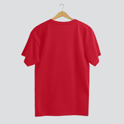 Premium Red Oversized T-shirt back