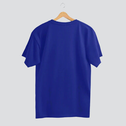 Premium Royal Blue Oversized T-shirt back